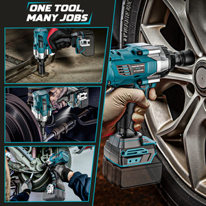 <span class=keywords><strong>Llave</strong></span> <span class=keywords><strong>de</strong></span> <span class=keywords><strong>Impacto</strong></span> Inalámbrica <span class=keywords><strong>de</strong></span> Alta Resistencia <span class=keywords><strong>de</strong></span> 1/2 Pulgada, 1100N.m, 20V, Sin Escobillas, <span class=keywords><strong>3</strong></span> Velocidades, con LED para Talleres <span class=keywords><strong>de</strong></span> Neumáticos y Mantenimiento <span class=keywords><strong>de</strong></span> Flotas - Product Image 6