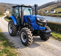 Tracteur agricole robuste, fiable, efficace et polyvalent à quatre roues motrices (4x4) de 100 ch, 90 ch, 80 ch