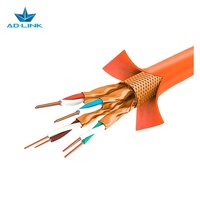 Kabel Komunikasi kinerja tinggi 1000ft Rj45 305m kabel jaringan LAN kepang pabrik layanan kucing 7