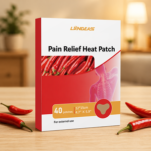<span class=keywords><strong>Patch</strong></span> <span class=keywords><strong>chauffant</strong></span> hypoallergénique au chili, sans stimulation, extrait de plantes naturelles, longue durée, chaleur douce, autocollant corporel - Product Image 1