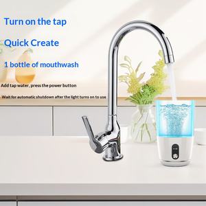 جهاز العناية بالفم <span class=keywords><strong>O3</strong></span> - أداة تعقيم بالأوزون قابلة لإعادة الشحن ولاسلكية مقاومة للماء IPX7 للاستخدام المنزلي والسفر - Product Image 4