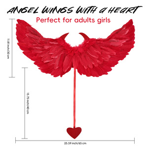 Piccolo mostro <span class=keywords><strong>ali</strong></span> di Halloween festa Costume oggetti di scena demone <span class=keywords><strong>ali</strong></span> d'angelo <span class=keywords><strong>ali</strong></span> di piume <span class=keywords><strong>per</strong></span> feste Cosplay spettacoli teatrali - Product Image 6