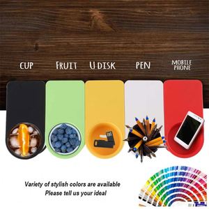 Portavasos de Plástico Personalizado para Borde de Mesa con Logotipo, Venta al por Mayor, Organizador de Escritorio, Portavasos para Hogar y Oficina - Product Image 2