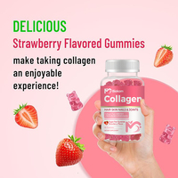 Bonbons Gommeux de Collagène Hydrolysé Marque Privée OEM Cheveux Peau & Ongles avec Biotine et Multivitamines pour le Blanchiment de la Peau