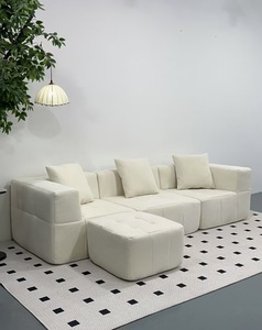 Mufang Cloud Cotton Candy – Canapé modulaire inclinable rembourré, facilement démontable et lavable, idéal pour appartement - Product Image 1