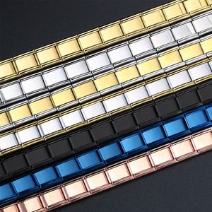 Custom Trendy Anti Tarnish Solid 14k 18k Gold Stainless Steel Italian Charm <b>Bracelet</b> <b>for</b> <b>Men</b> Women - Product Image 3