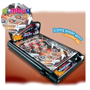 Desktop lighting music counting kids toys pinball game machine