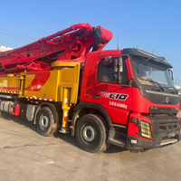 Pompe à béton montée sur camion Sany 62 mètres de long, modèle 2021, prête à l'exportation, entièrement inspectée, occasion