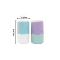 Tube cosmétique en plastique en gros avec bouchon à vis, boîte vide pour soins de la peau et outils de maquillage