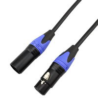 Cable de audio XLR equilibrado de 5 colores al por mayor para estudio de grabación, consola de mezclas, identificación multipista, pedido a granel, MOQ flexible