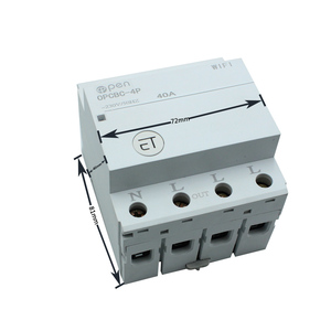 4P Din Rail Gắn Điều Khiển Từ Xa Toàn Cầu Bởi EWeLink APP <span class=keywords><strong>WIFI</strong></span> Circuit Breaker Loại Chuyển Tiếp Công Tắc Thông Minh Cho Nhà Thông Minh - Product Image 3