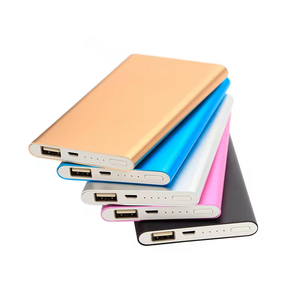 Best-Selling Customizable Logo ABS Ultra-Thin Mini Portable Power Bank 5000mAh Capacity Mobile Charger Micro USB Promotional
