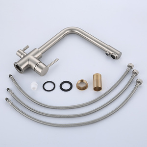 Nuovo Rubinetto da <span class=keywords><strong>Cucina</strong></span> Nero con <span class=keywords><strong>Design</strong></span> a Sette Lettere, Rotazione a 360 Gradi, Monocomando con Purificazione dell'Acqua e Doppia Maniglia - Product Image 6