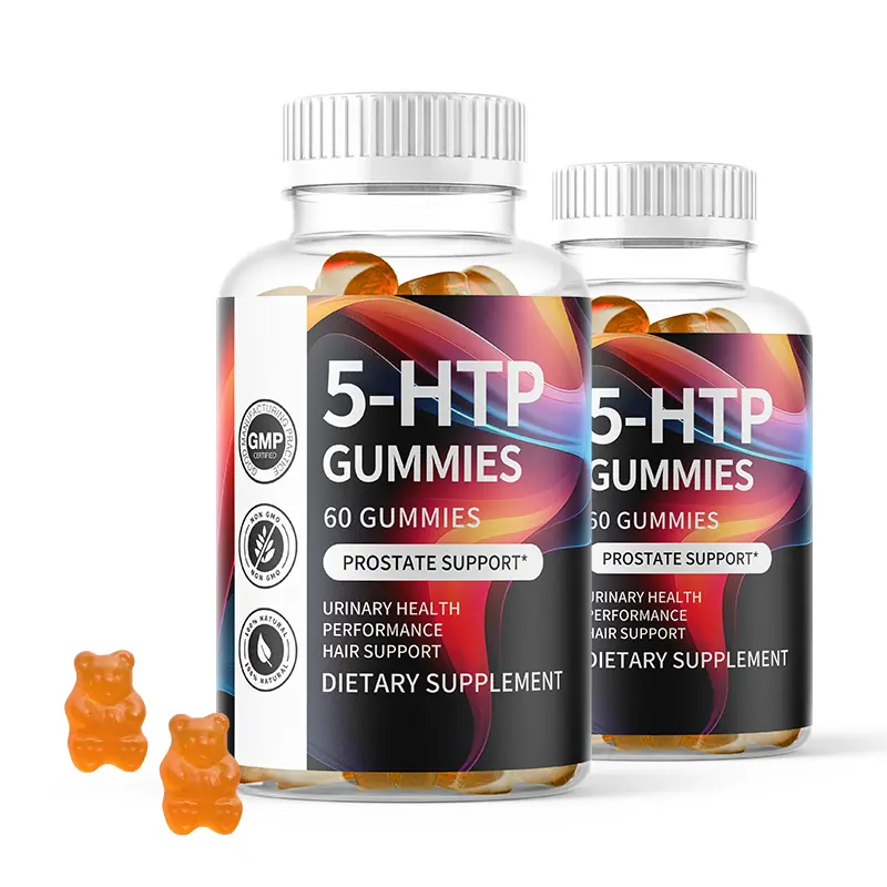 OEM Label pribadi untuk suplemen tidur Melatonin 5-HTP gummies