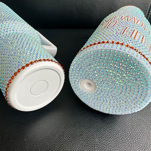 Tumbler 'The Life of a Showgirl' da 40oz, Bicchiere con Strass, Bottiglia d'Acqua Isolata Portatile di Grande Capacità con Coperchio e Cannuccia - Product Image 6