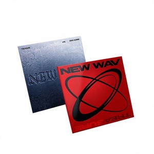 TREASURE 4º MINI ÁLBUM [NEW WAV] VERSIÓN ROJA/VERSIÓN ICE Álbum Oficial de Kpop Coreano en CD - Product Image 1