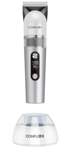 CONFU Ensemble de tondeuses à cheveux professionnelles sans fil pour hommes <span class=keywords><strong>tondeuse</strong></span> à cheveux sans fil avec lame en céramique et écran LCD, longue utilisation, vente en gros - Product Image 4