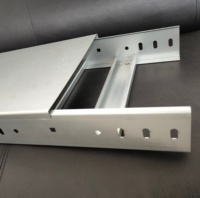 Tray Kabel Tangga Aluminium Alloy Galvanis Celup Panas Berlubang Khusus Industri, Ringan, untuk Konstruksi dengan Pembuangan Panas yang Efisien