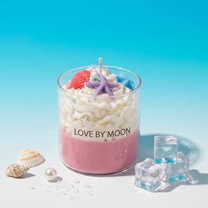 Luxury Handmade Dessert <b>Cup</b> Scented Soy Wax Candle For Bulk Wedding Favors Wholesale Private Label Thank You Premium Set - Product Image 1
