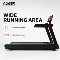 Caminadora Comercial con Pantalla Táctil HD Grande, Máquina Eléctrica de Correr de Alta Resistencia para Gimnasio