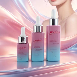 Flacon compte-gouttes carré en verre dégradé minimaliste de 30 ml avec bouchon hermétique, distributeur de voyage multifonctionnel ; Flacons d'échantillons essentiels de 15 ml - Product Image 1