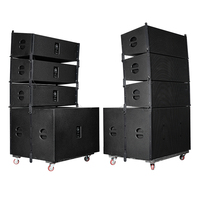 Système de sonorisation professionnel DCW210 double 10 pouces Line Array, enceinte de scène DJ église, système de sonorisation Line Array actif/passif