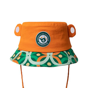 맞춤형 로고 3D 만화 모양의 귀 어부 남여 공용 순면 자수 인쇄 캐주얼 낚시 양산 모자 - Product Image 2