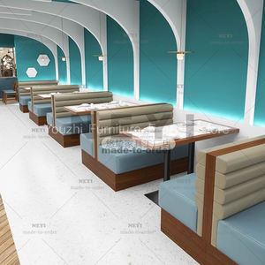 Foshan Proveedor Moderno Cuadrado Comedor Café bar <span class=keywords><strong>Restaurante</strong></span> Japonés Hotel Silla y juego de mesa Hot Pot <span class=keywords><strong>Restaurante</strong></span> Muebles Conjuntos - Product Image 5