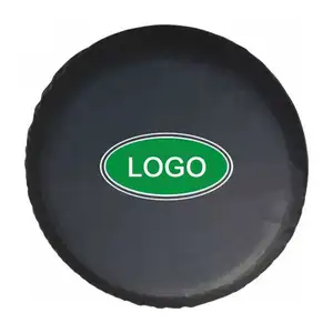 Logotipo personalizado 4wd 14 "15" 16 "17", pu pvc armazenamento de pneu roda à prova de poeira roda traseira universal cobertura de pneu para suzuki jeep pajero