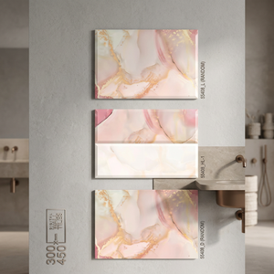 Material de construcción de grado de aislamiento térmico 12x18 baño esmaltado 30x45cm azulejos 3D de pared de baño 300X450 azulejos de pared de cerámica de baño - Product Image 1