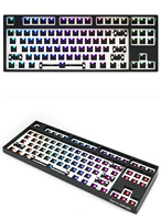 Clavier personnalisé à faire soi-même, Sculpture modulaire, clavier personnalisé, aluminium laiton polycarbonate, pièces mécaniques