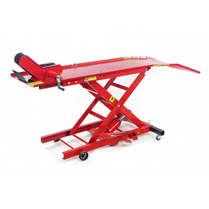 Elevador <span class=keywords><strong>de</strong></span> Tijera Hidráulico Neumático para Motocicletas <span class=keywords><strong>de</strong></span> 800 LB, Fabricación OEM, Certificación CE, Mesa Elevadora <span class=keywords><strong>de</strong></span> Acero - Product Image 2