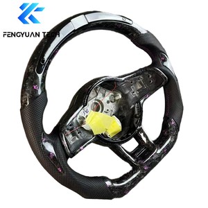 Volante Auto Personalizzato in Fibra di Carbonio Forgiata con LED per VW Golf Mk7 Mk8 Mk7.5 GTI GTD Polo 7 8 Jetta <span class=keywords><strong>CC</strong></span> <span class=keywords><strong>Volkswagen</strong></span> 8R Mk8.5 - Product Image 2