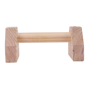 New Design Gym Home Fitness Equipment Wooden Material Fitness Push Up Bar Wooden Parallettes - Product Image 3