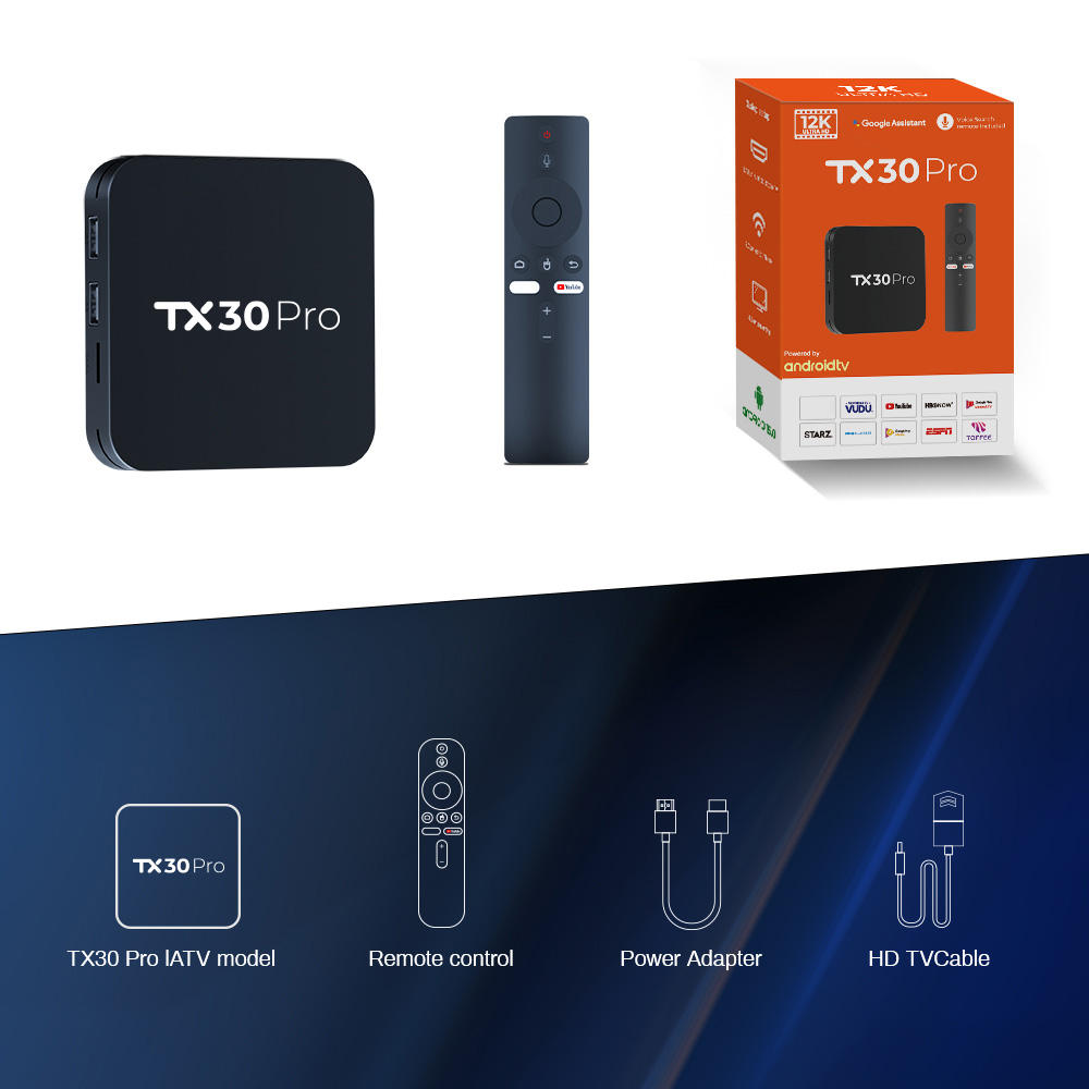 TX30 Pro Android 15.0 TV Box - Allwinner H616, 4K UHD, Dual Wifi