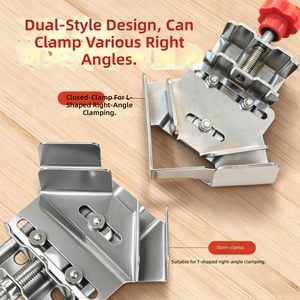 Abrazadera de acero inoxidable de 90 grados para carpintería, fijación de marcos de fotos y accesorios de pintura de paneles - Product Image 5