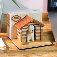 Notes autocollantes Sweetmade en forme de chien 3D pour la décoration du salon