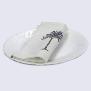 Arbre de Noël Feuille Floral Design Cuisine Linge Serviette Meilleur Prix Qualité Supérieure 100% Coton Réutilisable Durable Élégant - Product Image 6