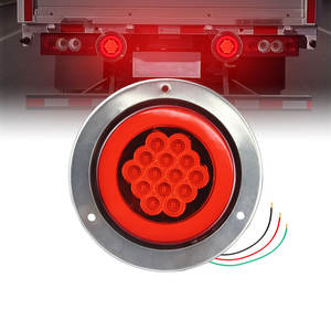 <span class=keywords><strong>Feux</strong></span> <span class=keywords><strong>arrière</strong></span> ronds de camion de guidage 24V 15LED pour <span class=keywords><strong>semi</strong></span>-<span class=keywords><strong>remorque</strong></span> nouvel état approvisionnement transfrontalier par feu de recul d'arrêt de frein d'usine - Product Image 1