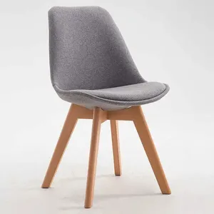 2023 Modern Design Home Furniture Living Room Chair Tulip Dessert Upholstered Fabric Dining Chair