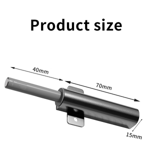 Loquet magnétique tactile en <span class=keywords><strong>métal</strong></span> <span class=keywords><strong>à</strong></span> ouverture par pression pour portes d'armoires, placards et tiroirs sans poignée – Quincaillerie de meubles - Product Image 3