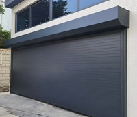 Porte de garage automatique électrique en aluminium isolé résistant à la rouille, volet roulant moderne de sécurité