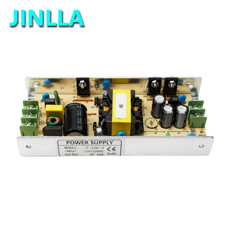 5V 20A 100W Ultre-Thin Switching Power Supply 5V Transformer 20A 30A 40A 50A 60A 70A 80A Power Supply for led display CCTV