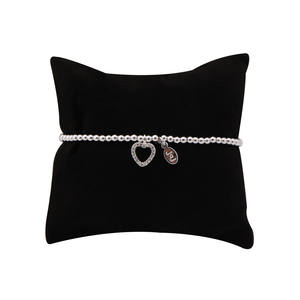 Braccialetto con ciondolo a cuore di nuova concezione Sunshine con perline da 3 mm per la <span class=keywords><strong>Festa</strong></span> <span class=keywords><strong>della</strong></span> <span class=keywords><strong>Mamma</strong></span> - Product Image 1