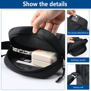 Hersteller Custom Sky Blue Sacoche Homme Schulter Seite Sling Nylon Sling Damen Messenger Gürtel tasche Herren Umhängetasche - Product Image 5