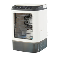 Refroidisseur d'air USB de bureau, mini-refroidisseur évaporatif domestique, humidificateur à refroidissement par eau, ventilateur électrique à refroidissement unique, contrôle à 3 vitesses