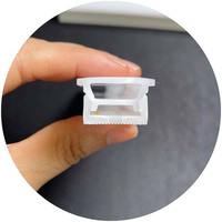 Le profil en aluminium de 20x14mm remplace le diffuseur linéaire de profil de canal de tube de couverture de néon de silicone pour la bande menée