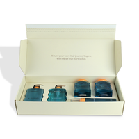 Boîte d'expédition en carton ondulé premium avec insert en papier et bande de protection pour coffret de soins de la peau