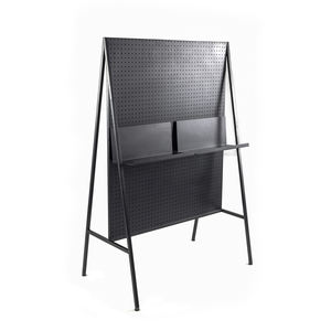 Paneles de tablero de clavijas de Metal <span class=keywords><strong>Gondala</strong></span> independientes de estilo moderno, estantes de exhibición, antióxido con recubrimiento en polvo para accesorios de tienda minorista - Product Image 4