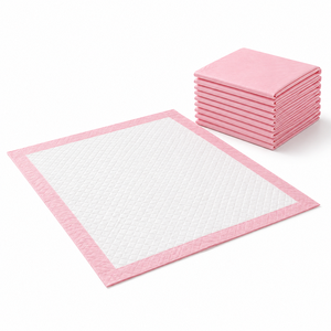 Tappetini Assorbenti Rosa Monouso per Animali Domestici a Marchio Privato, Tappetini per Addestramento Cani ad Alta Assorbenza per la Cura dei Cuccioli e la Protezione Domestica - Product Image 1